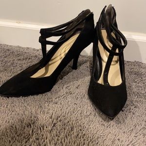 Nine West black heels size 9